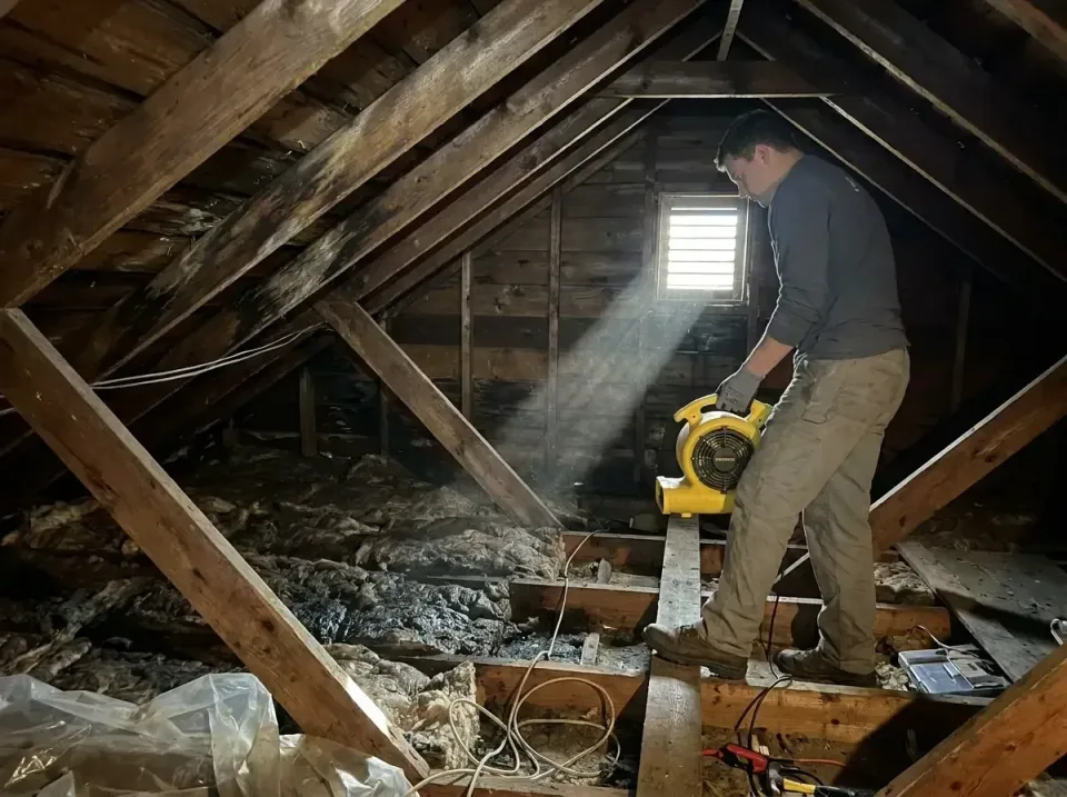 attic-water-damage-drying-proc-007 — frequently asked questions, Emergency Water Extraction & 24/7 Flood Response in Gleneag…
